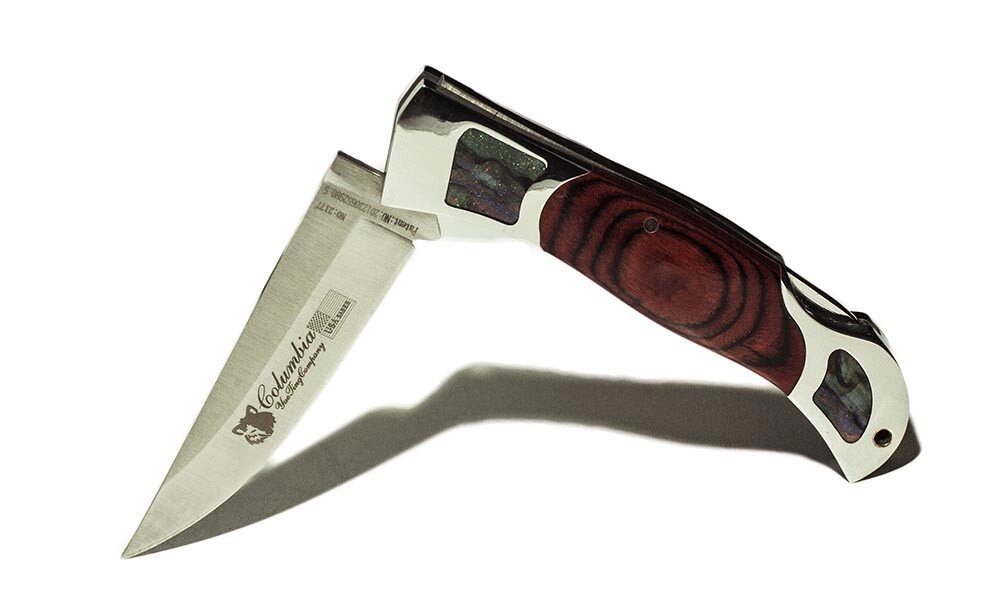 Нож складной Columbia10 от компании Интернет-магазин VPROK_kz - фото 1