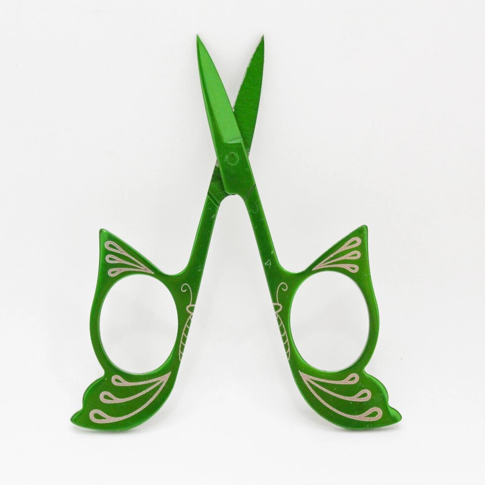 Ножницы маникюрные, зеленые от компании Интернет-магазин VPROK_kz - фото 1