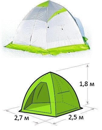 Палатка Lotos 3 от компании Интернет-магазин VPROK_kz - фото 1