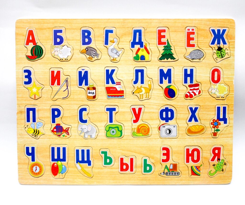 Пазл для малышей "Алфавит", 34*32 см от компании Интернет-магазин VPROK_kz - фото 1