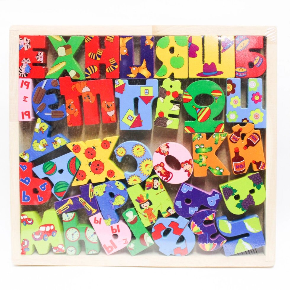 Пазл-кубики для малышей "Алфавит" от компании Интернет-магазин VPROK_kz - фото 1