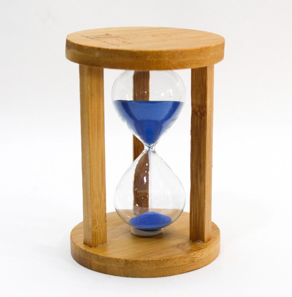 Песочные часы, деревянные, 13*8 см, 5 мин от компании Интернет-магазин VPROK_kz - фото 1