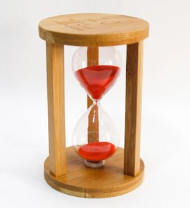 Песочные часы, деревянные, 16*10 см, 10 мин