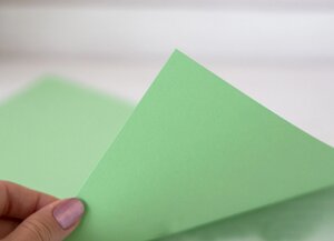 Аква бумага, двухсторонняя, зеленая