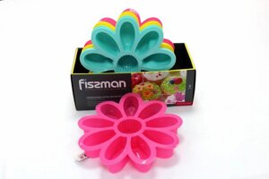 6700 FISSMAN Форма для выпекания "РОМАШКА" 27x5 см (силикон)