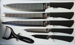 Набор кухонных ножей "Everrich" ER-0194, 6 предметов