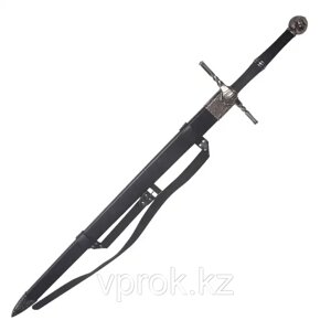 Средневековый рыцарский двуручный меч Ведьмак-3 Дикая охота для косплея (имитация), 120 см, 2 кг