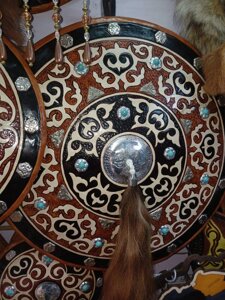 Қалқан - казахский средневековый щит декоративный, 40 см