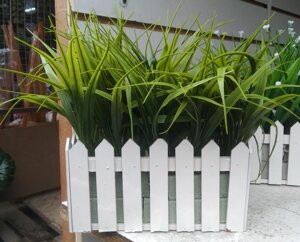 Трава декоративная искусственная в ящике 20x10 см