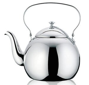 5940 FISSMAN Чайник для кипячения воды WHITE PEONY 1 л (нерж. сталь)
