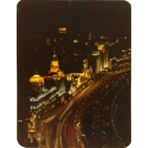 Коврик для мышки "Pad for Mouse с изображением "Пейзаж ночного города", Dimensions:300mm x 250mm x 3mm"