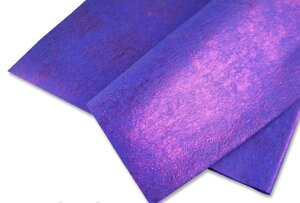 Упаковочная бумага, двусторонний блеск, фиолетовая