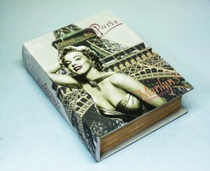 Набор из 2-х декоративных книг-шкатулок "Мэрилин Монро", 17х24х6см