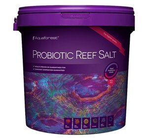 Морская Рифовая соль Премиум с пробиотиками Aquaforest Probiotic reef salt 10 кг