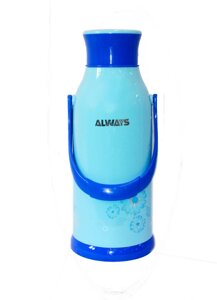 Термос со стеклянной колбой "Always", 2,5 л, голубой