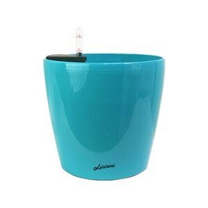 Кашпо для цветов с автополивом Leizisure HG-3101, 21,5/16,5x20 см, голубой