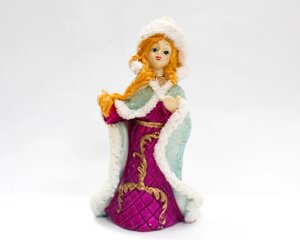 Сувенир-снегурочка, фиолетовая, 14 см