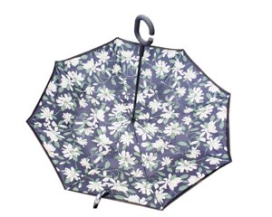Зонт-наоборот, белые цветы