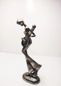 Статуэтка "Женщина с музыкальным инструментом (кобыз)", 32 см