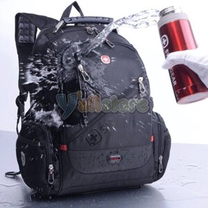 Backpack, Textile, Black, Audio out,15.6", SWISS GEAR Multifunction (рюкзак , матерчатый) M:770