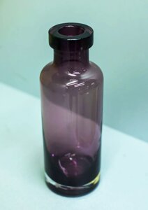 Декоративная ваза "Бутылка" (матовое стекло)