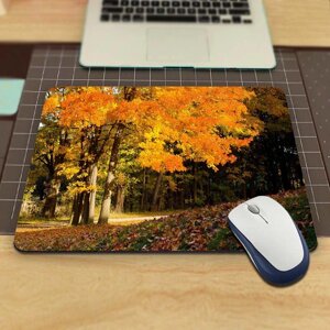 Коврик для мышки "Pad for Mouse с изображением "Осенний лес", Dimensions:300mm x 250mm x 3mm"