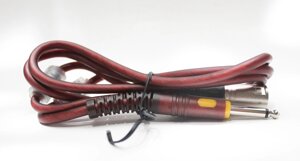 Микрофонный кабель XLR (3P) "папа" - Jack (моно 6,3 мм), 1,5 м