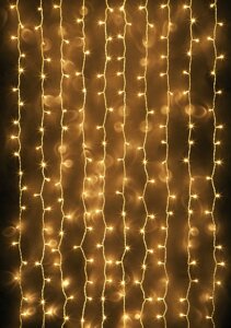 Светодиодная гирлянда "Дождь" - 6Х2 метра, 640 лампочек, тёплый свет, светит постоянно в Алматы от компании Интернет-магазин VPROK_kz