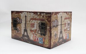 Шкатулка прованс, "Париж", 15*9*11 см