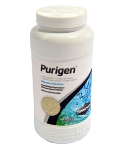 Адсорбент для удаления органики в морской и пресной воде Seachem Purigen 500 мл