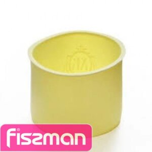 6644 FISSMAN Форма для выпечки кулича 10x8 см, цвет ПАЛЕВЫЙ (силикон)