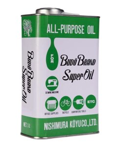 Универсальное масло для швейного оборудования Budo Brand Super Oil (Япония), 1 л