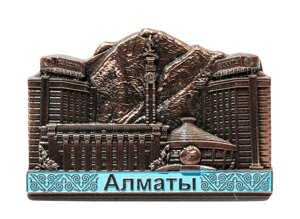 Магнит на Тойбастар "Алматы", 9 см