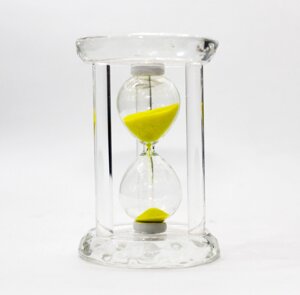 Песочные часы, желтые, 9*6 см в Алматы от компании Интернет-магазин VPROK_kz