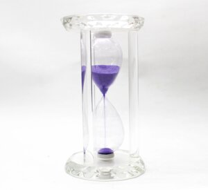 Песочные часы, фиолетовые,16*9 см