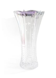 Настольная стеклянная ваза, 34 см