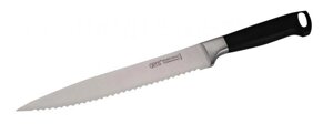 6766 GIPFEL Нож разделочный с зубчатой кромкой PROFESSIONAL LINE 26 см (углеродистая сталь)