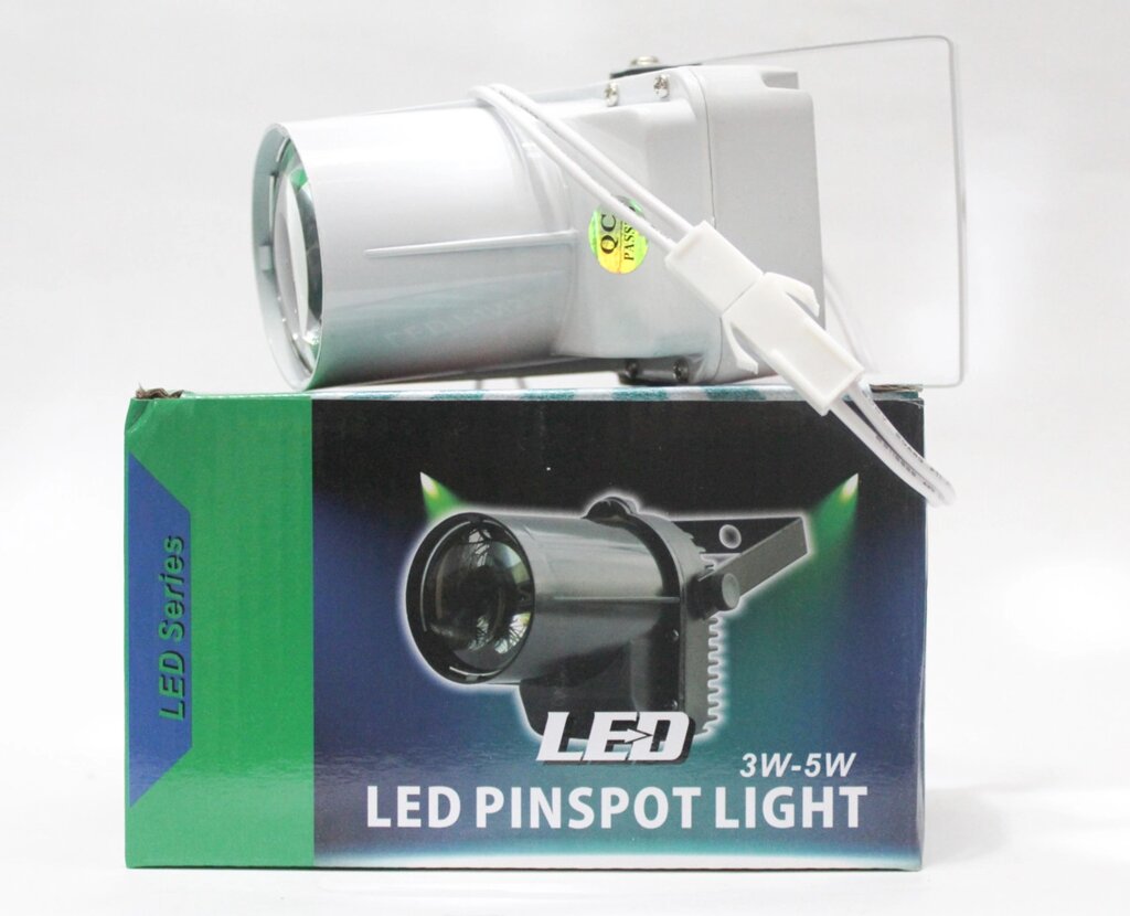Пинспот LED SPOT LIGHT 5W, белый от компании Интернет-магазин VPROK_kz - фото 1