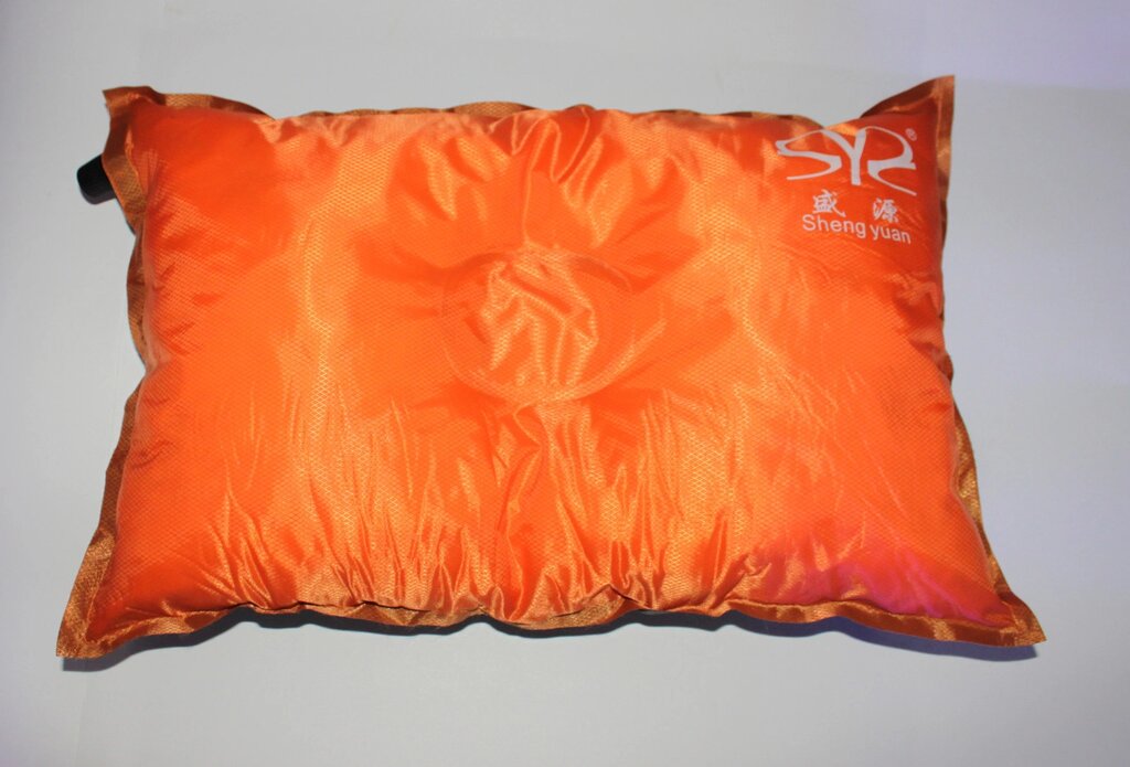 Подушка самонадувная,"Shengyuan", оранжевая от компании Интернет-магазин VPROK_kz - фото 1