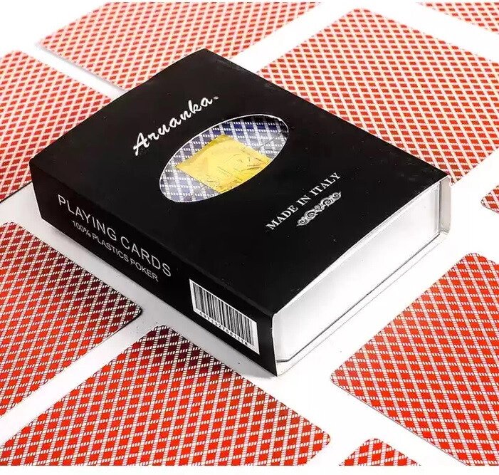 Покерные игральные карты 54 шт. Aruanka poker A8, пластик 100% от компании Интернет-магазин VPROK_kz - фото 1