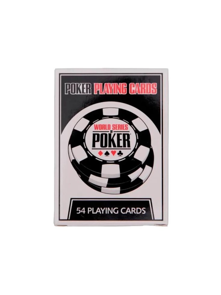Покерные игральные карты 54 шт. Partida World Series of Poker, пластик 100% от компании Интернет-магазин VPROK_kz - фото 1