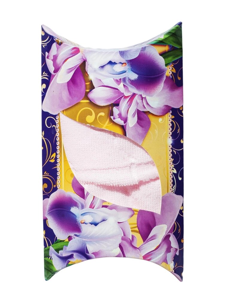 Полотенце в подарочной упаковке (розового цвета), 48 см от компании Интернет-магазин VPROK_kz - фото 1