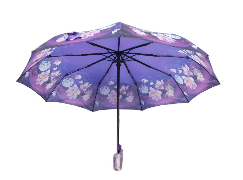 Полуавтоматический складной женский зонт LAN747 от компании Интернет-магазин VPROK_kz - фото 1