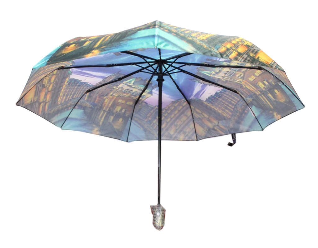 Полуавтоматический складной женский зонт LAN806 от компании Интернет-магазин VPROK_kz - фото 1