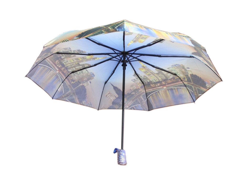 Полуавтоматический складной женский зонт M8043 от компании Интернет-магазин VPROK_kz - фото 1