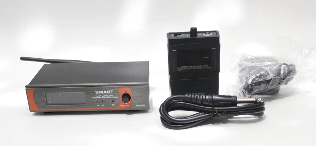 Радио микрофон скрытый SMART SM-102, 838Mhz от компании Интернет-магазин VPROK_kz - фото 1