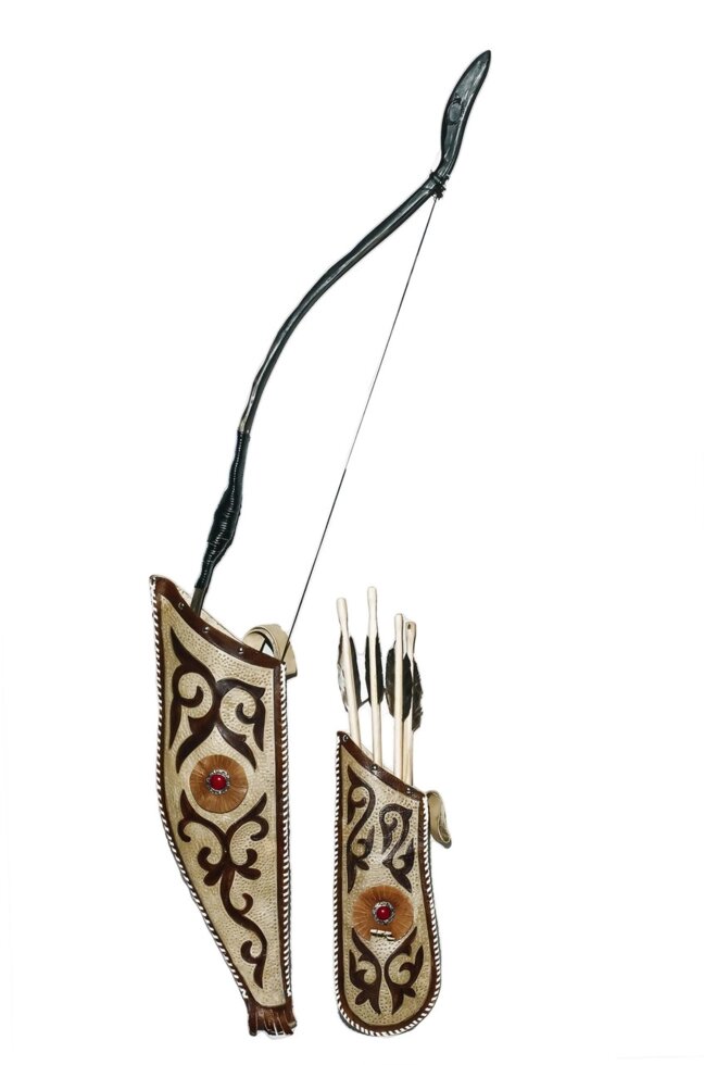 Садак (набор лучника: колчан с луком и стрелами) от компании Интернет-магазин VPROK_kz - фото 1