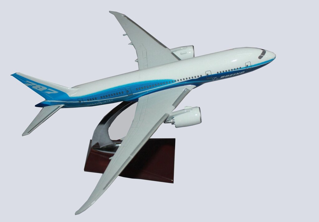 Самолет-сувенир, "Boing 787", 260 мм от компании Интернет-магазин VPROK_kz - фото 1