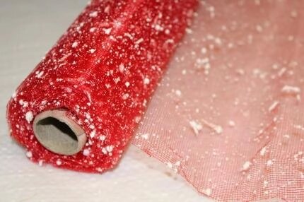 Сетка рулонная, снежок, красная от компании Интернет-магазин VPROK_kz - фото 1