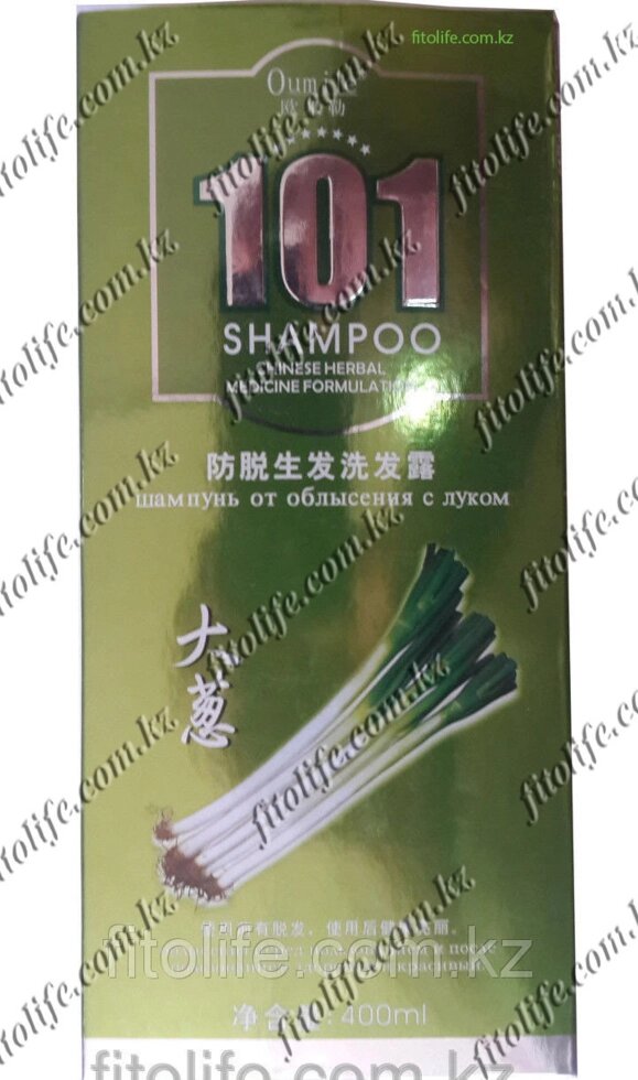 Шампунь 101 против выпадения волос, экстрактом лука от компании Интернет-магазин VPROK_kz - фото 1